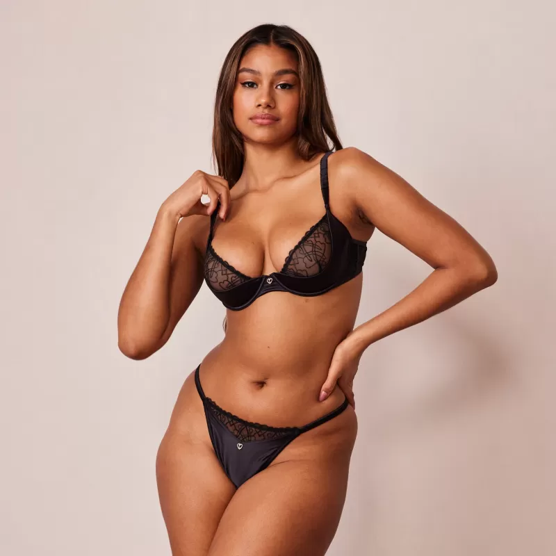 New Lounge Underwear Admire Balcony BH - Schwarz