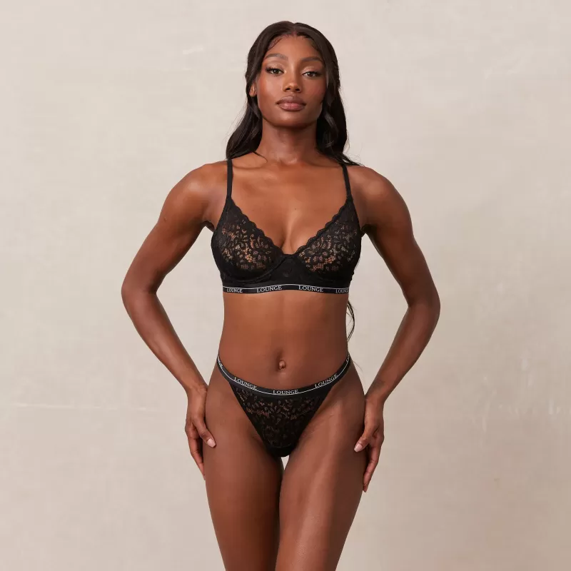 Outlet Lounge Underwear Balcony BH - Schwarz
