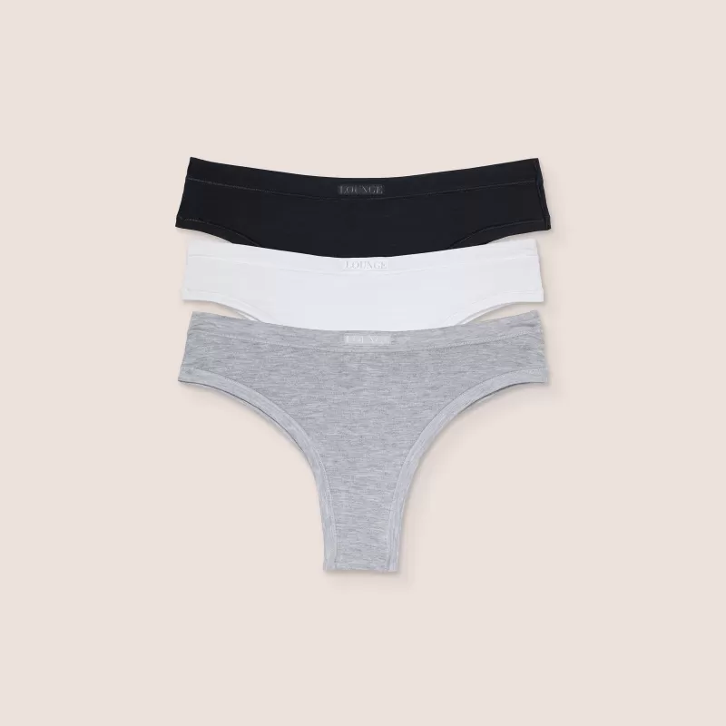 Store Lounge Underwear Bamboo Comfort Brazilian (3er Paket) - Multi