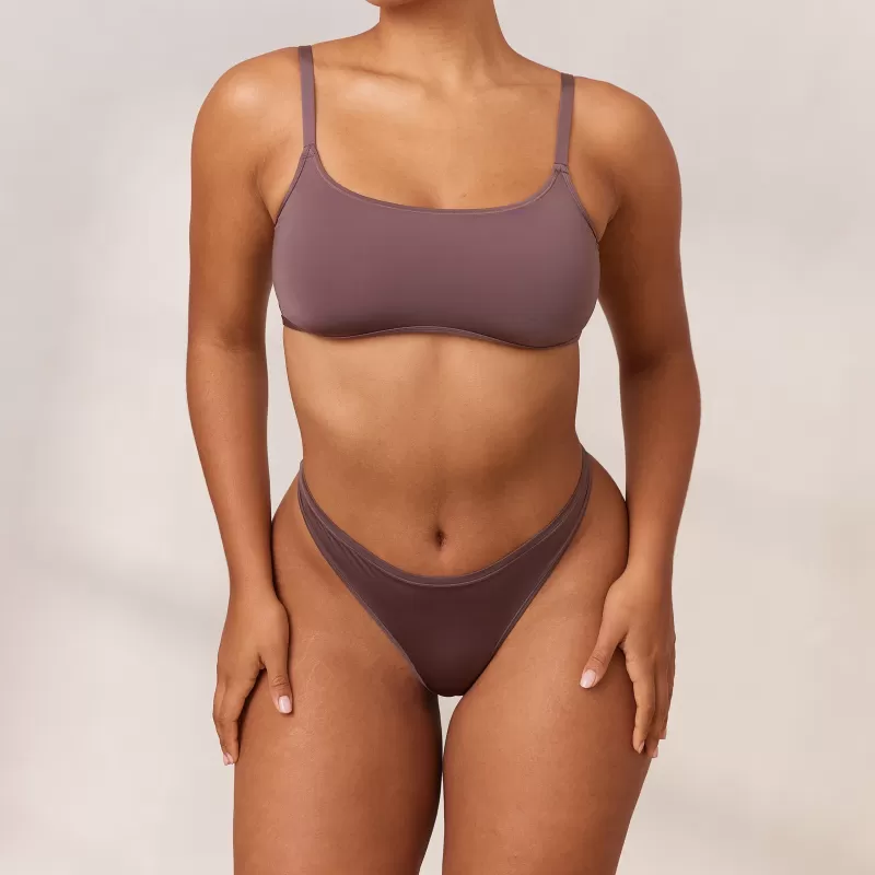 Fashion Lounge Underwear Barely There Bralette - Blaubeere
