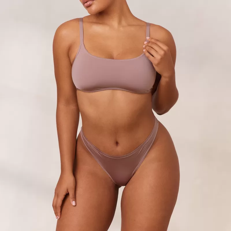 New Lounge Underwear Barely There Bralette - Mauve