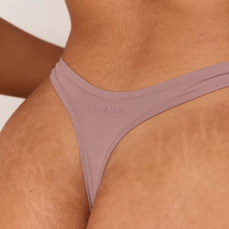 Hot Lounge Underwear Barely There String - Mauve