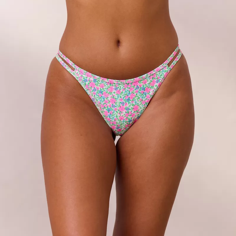 New Lounge Underwear Bikini-String Mit Doppelträger - Edelwicke