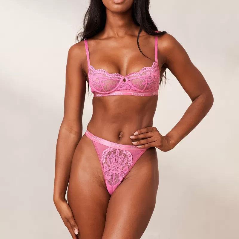 Best Sale Lounge Underwear Blossom Balcony BH - Heißes Rosa