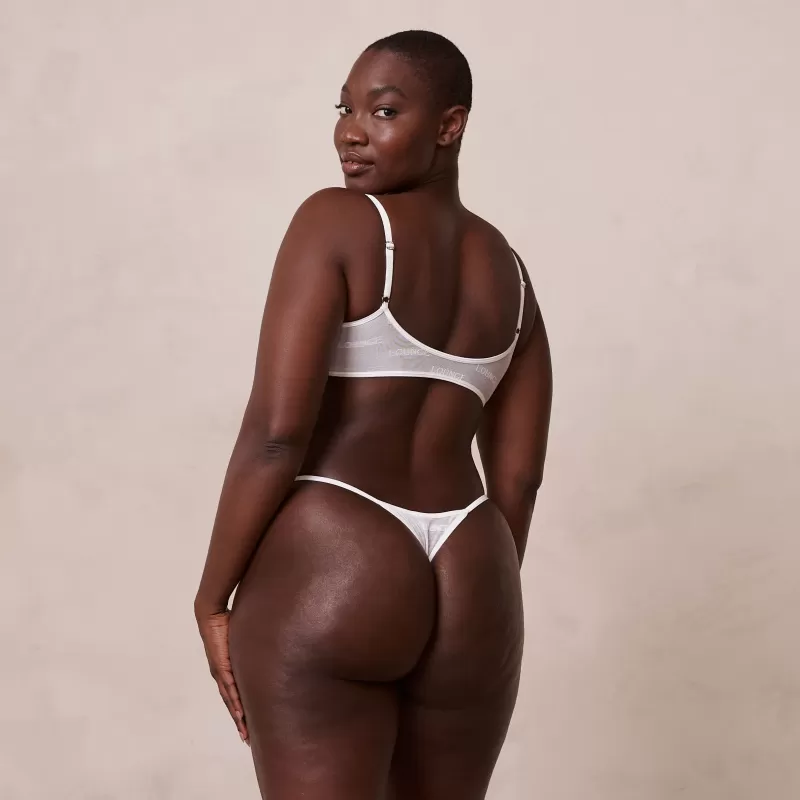 Fashion Lounge Underwear Bold Mesh BH - Weiß