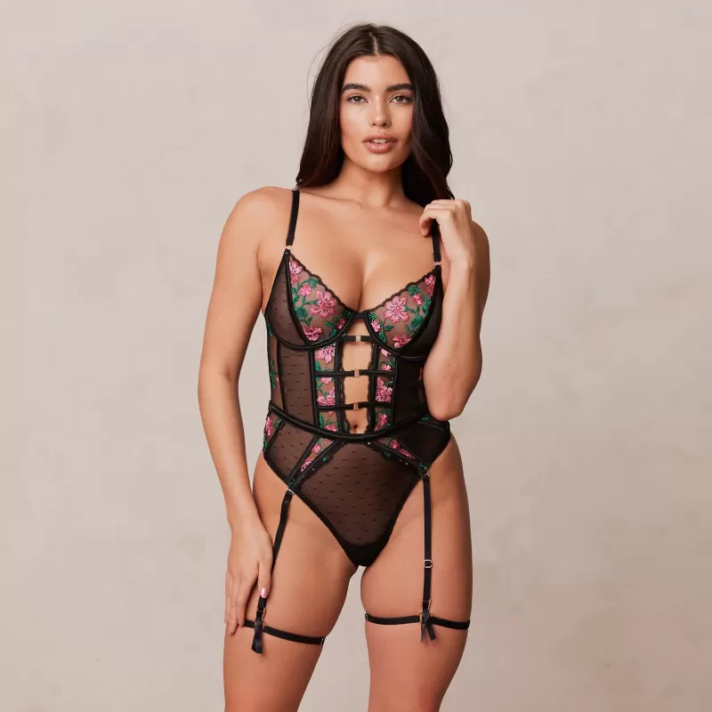 Best Sale Lounge Underwear Brooke Bodysuit - Schwarz