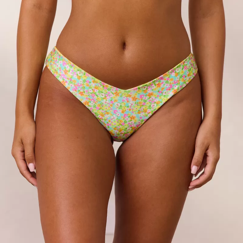 New Lounge Underwear Cheeky V Bikini-Slip - Wildblume