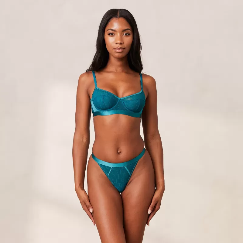 New Lounge Underwear Chic Balcony BH - Türkis
