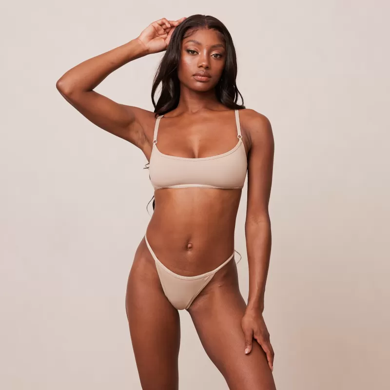 Flash Sale Lounge Underwear Essential Bralette - Hellbraun