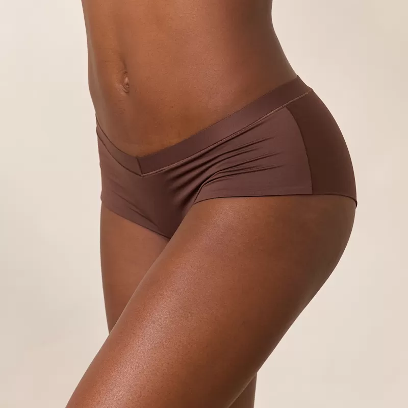 Sale Lounge Underwear Everyday Comfort Boyshort - Kakao