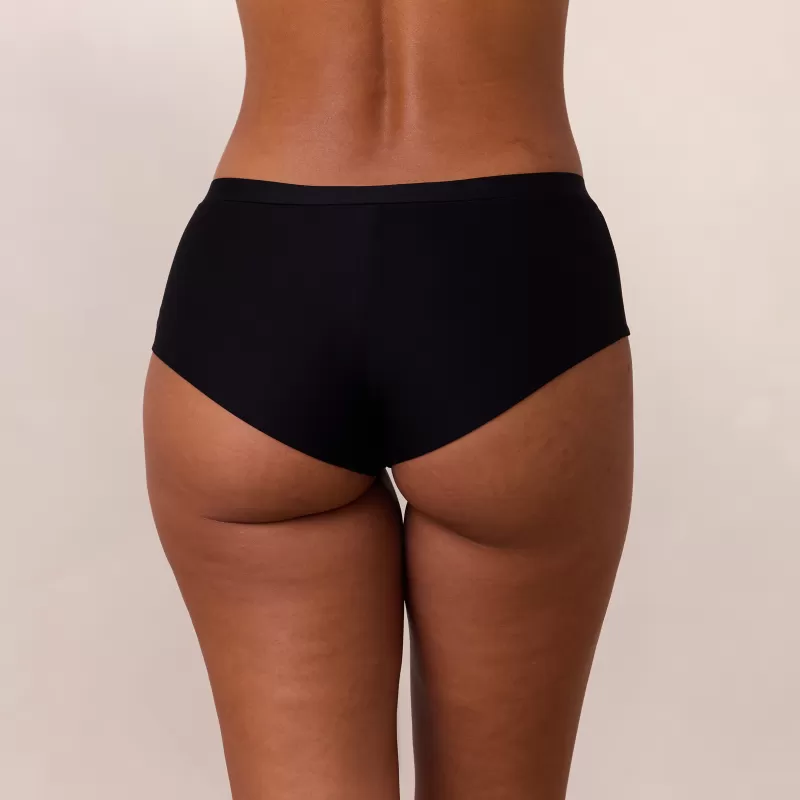 New Lounge Underwear Everyday Comfort Boyshort - Schwarz