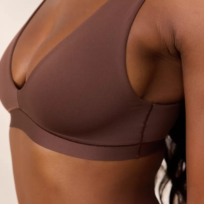 New Lounge Underwear Everyday Comfort Triangle BH - Kakao