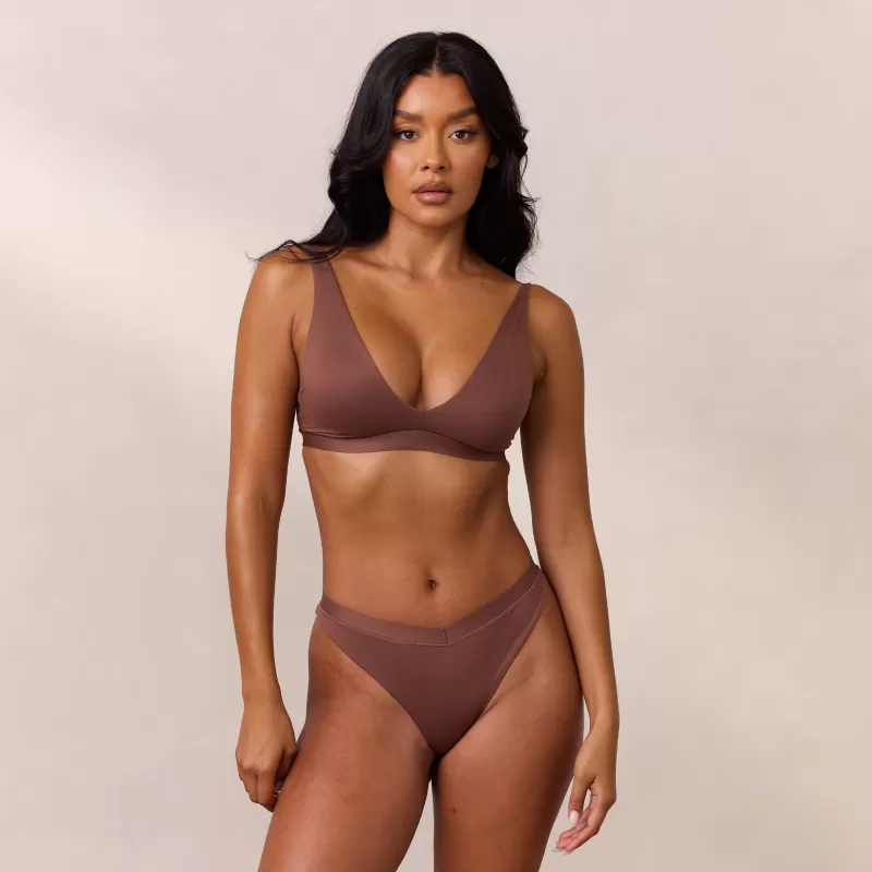 Online Lounge Underwear Everyday Comfort Triangle BH - Muskat