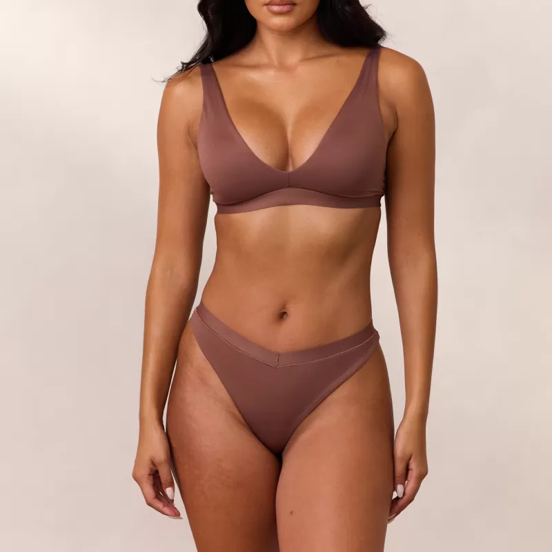 Online Lounge Underwear Everyday Comfort Triangle BH - Muskat