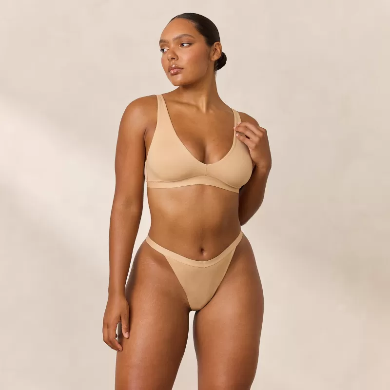 Shop Lounge Underwear Everyday Comfort Triangle BH - Sand