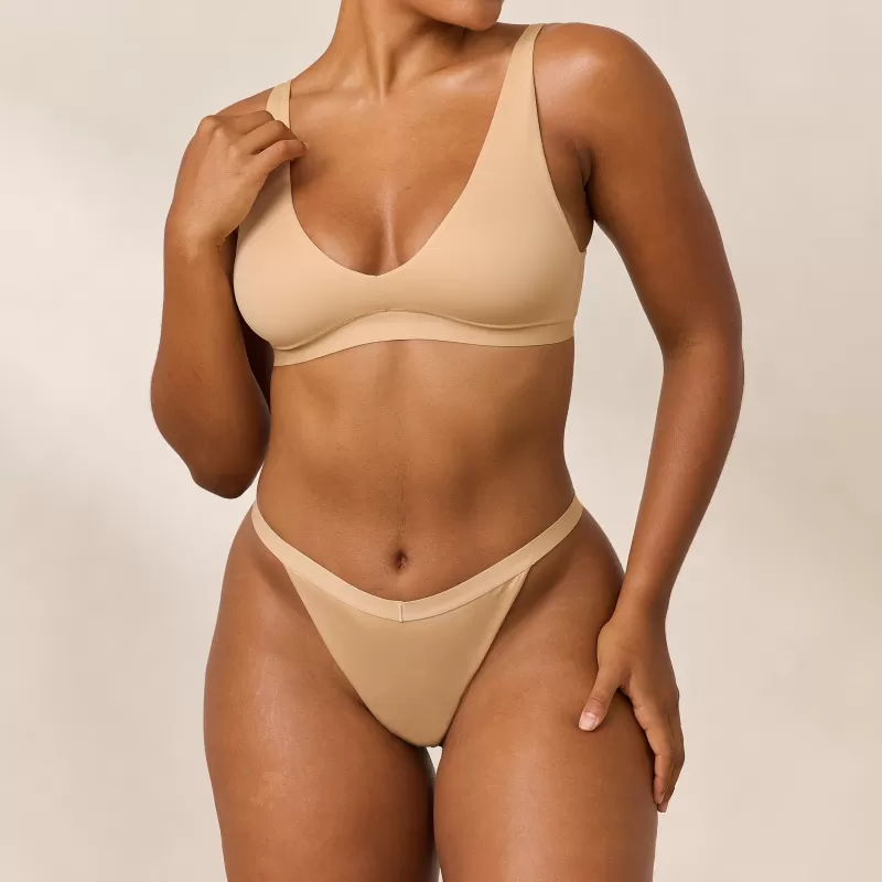 Shop Lounge Underwear Everyday Comfort Triangle BH - Sand