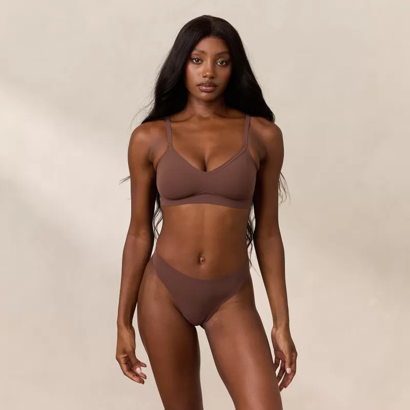 New Lounge Underwear Everyday Flex Bralette - Kakao
