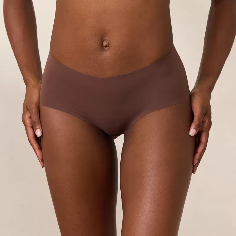 Online Lounge Underwear Everyday Form Boyshort - Kakao