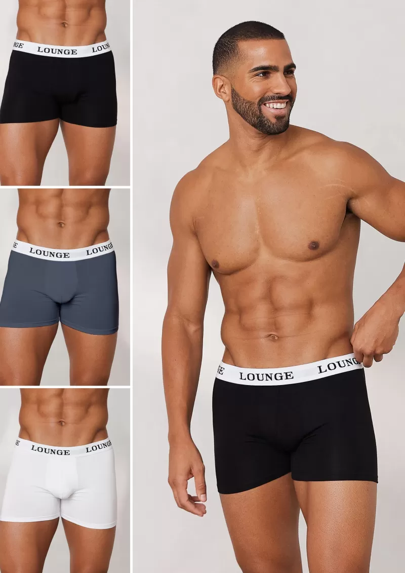 Online Lounge Underwear Everyday Herren-Boxer (3er Paket) - pack Multi