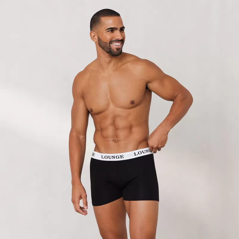 Flash Sale Lounge Underwear Everyday Herren-Boxer (3er Paket) - Schwarz