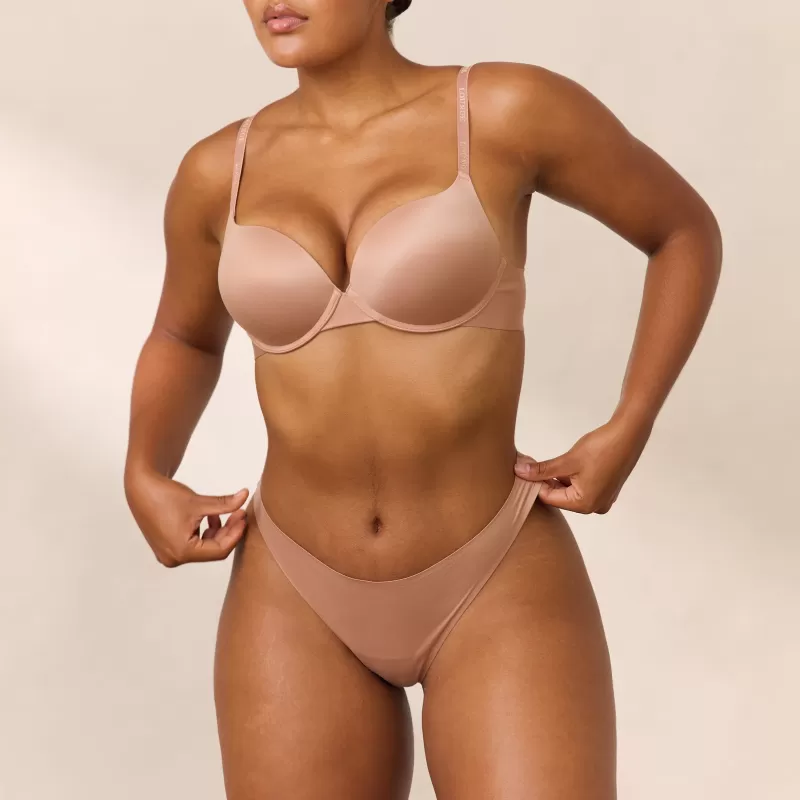 Clearance Lounge Underwear Everyday Ultimate Push-Up BH - Honig
