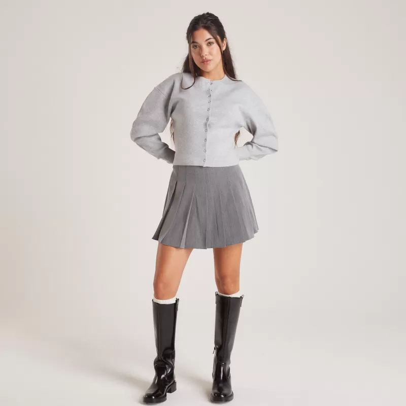 Outlet Lounge Underwear Faltenrock - Grau