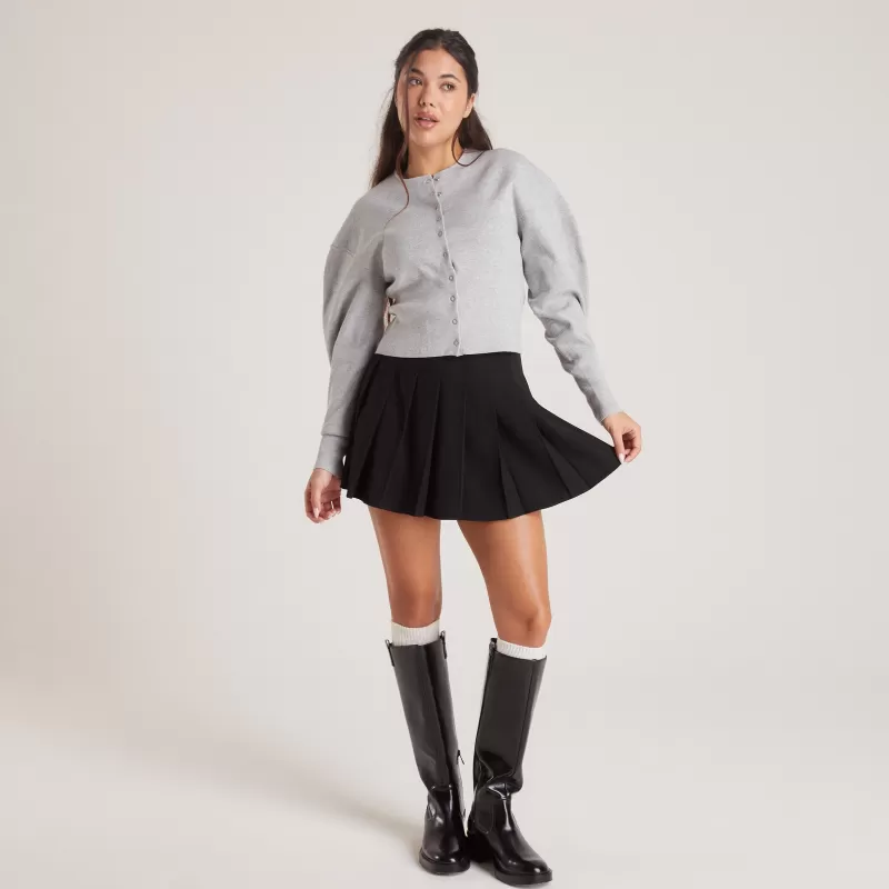 New Lounge Underwear Faltenrock - Schwarz