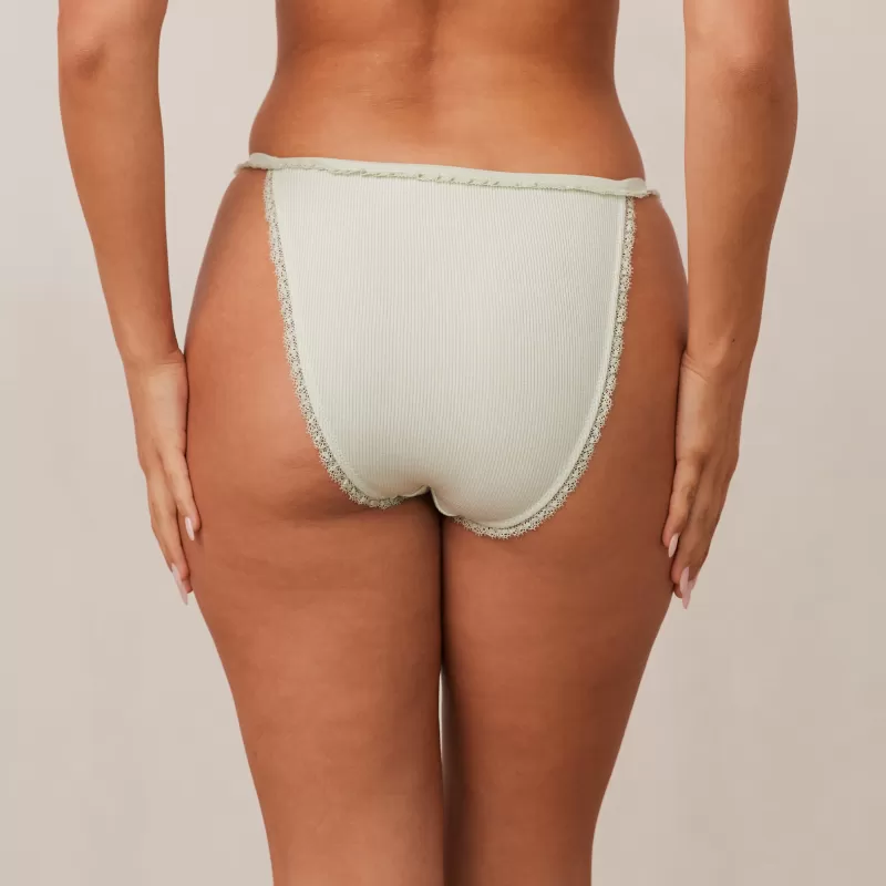 Hot Lounge Underwear Fruity 'Peachy Cheeks' Slip - Mintgrün