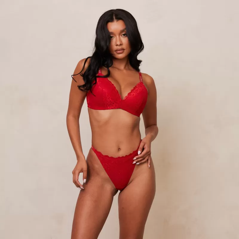 Online Lounge Underwear Lace Magic BH - Kastanienbraun