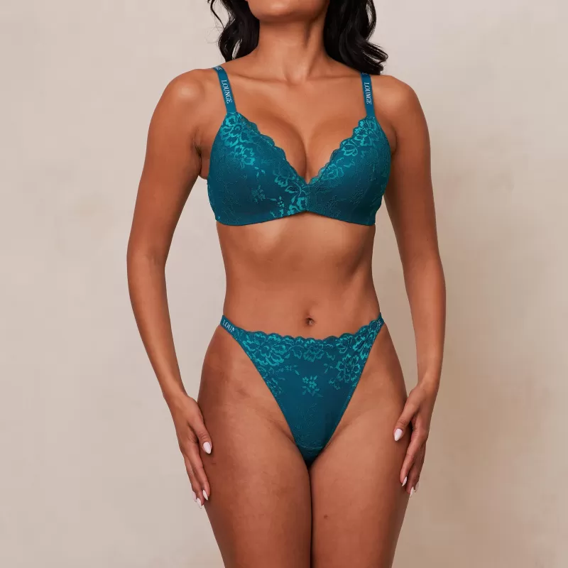 Online Lounge Underwear Lace Magic BH - Türkis