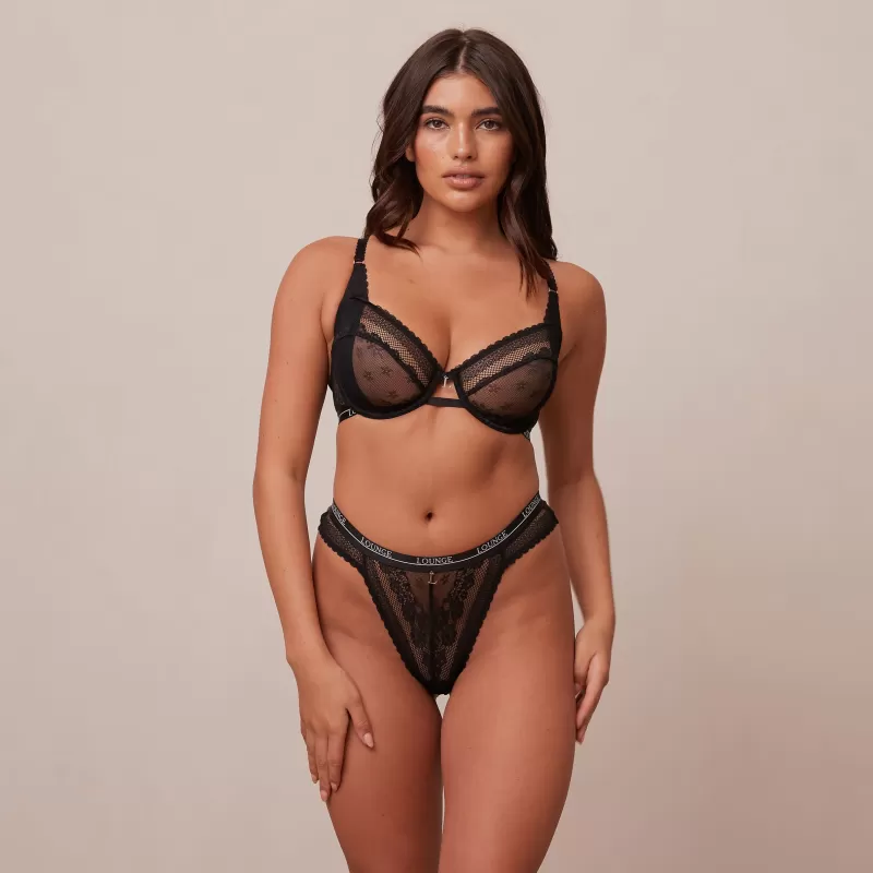 Store Lounge Underwear Liberty Balcony BH - Black Schwarz