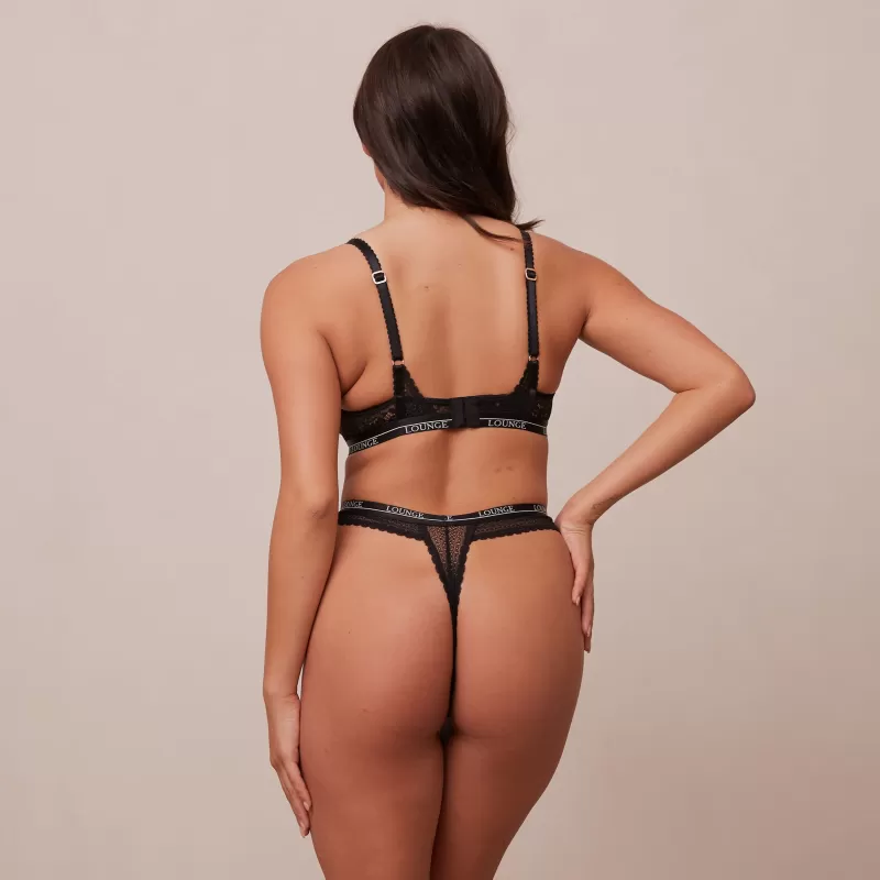 Store Lounge Underwear Liberty Balcony BH - Black Schwarz