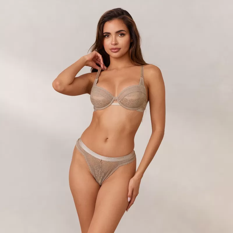 Best Sale Lounge Underwear Liberty Balcony BH - Olivgrün