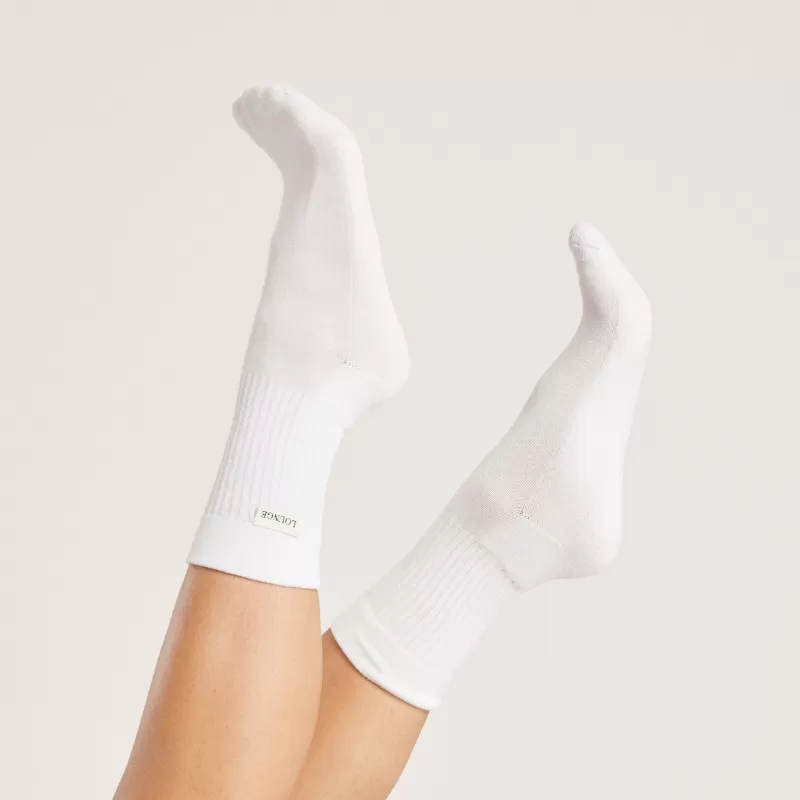 Hot Lounge Underwear Logo-Socken (2-er Pack) - Weiß