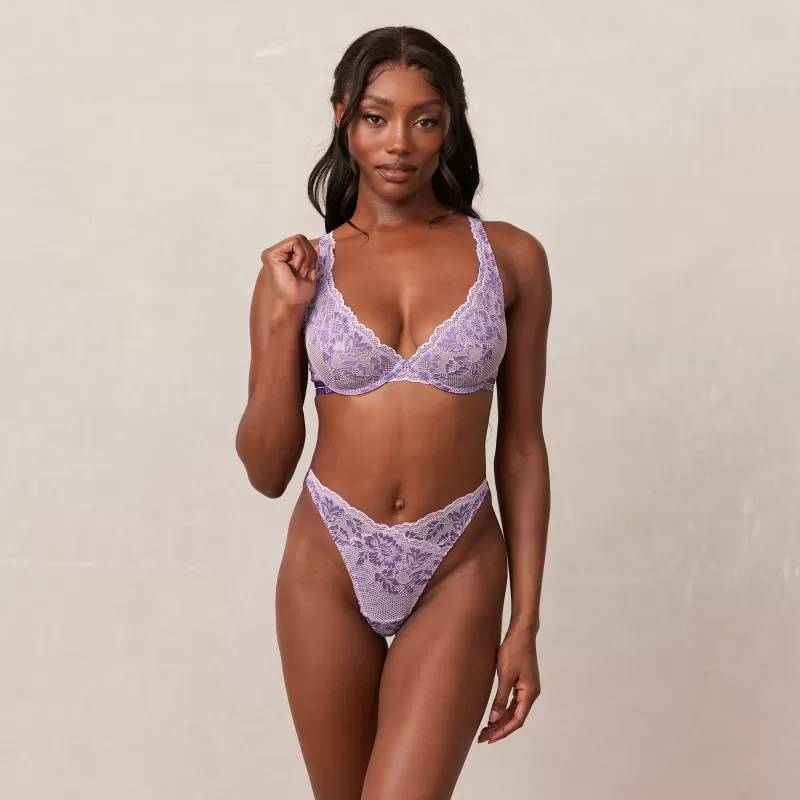 Clearance Lounge Underwear Luxe Balcony BH - Lila