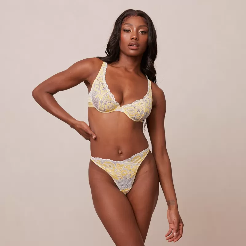 Flash Sale Lounge Underwear Luxe Balcony BH - Zitrone