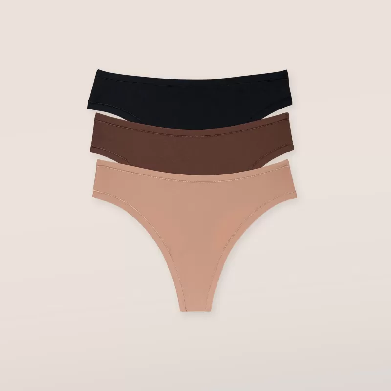 Store Lounge Underwear Nude String (3er Paket) - Multi