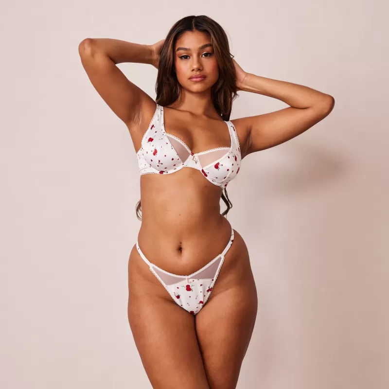 Shop Lounge Underwear Rose Balcony BH - Weiß