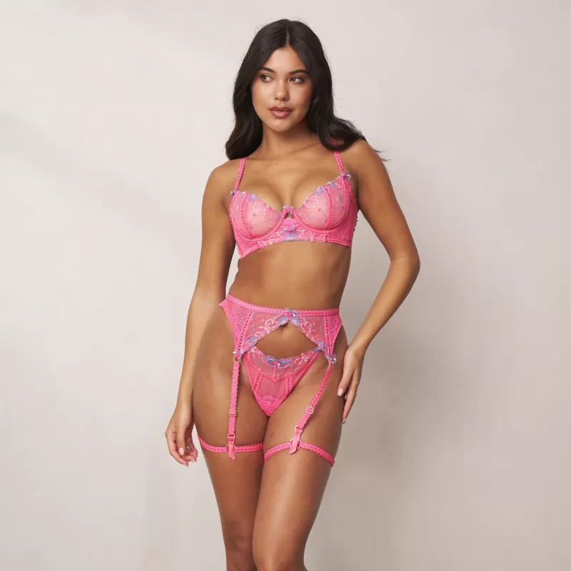 Online Lounge Underwear Savannah Intimates BH (Set) - Heißes Rosa