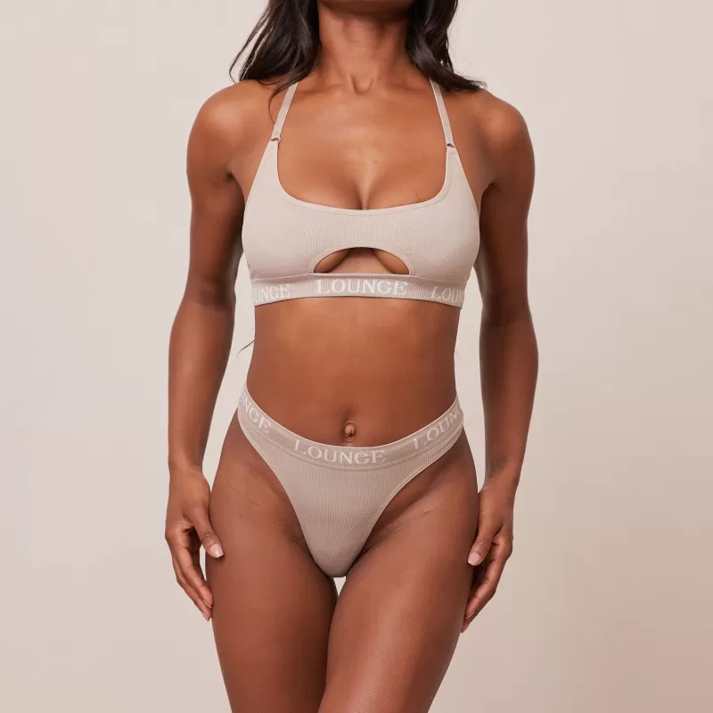 Outlet Lounge Underwear Seamless BH - Hellbraun